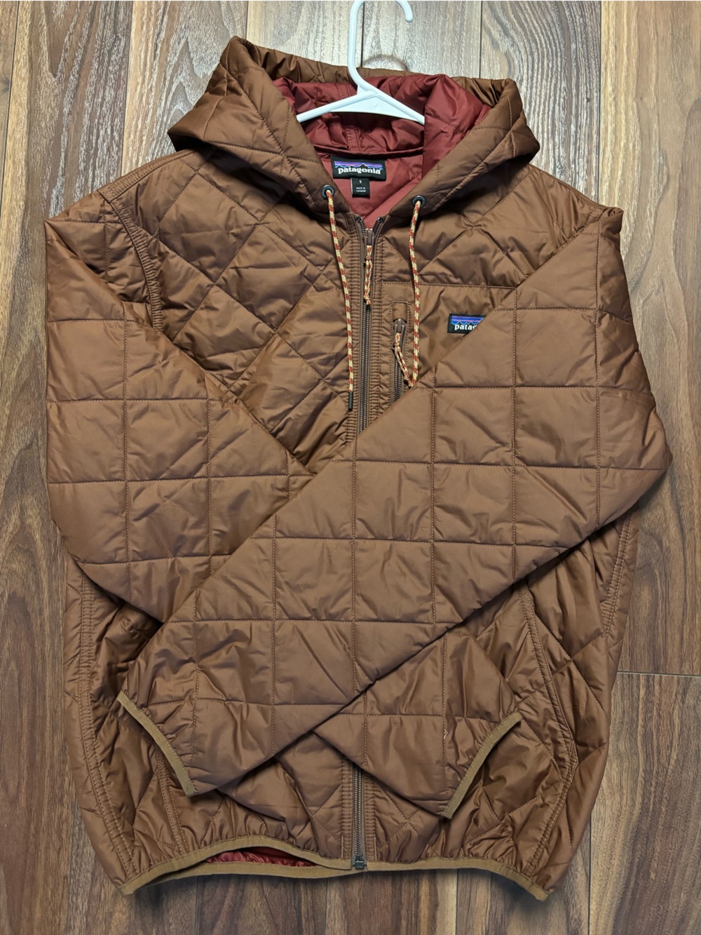 Men's Diamond Quilted Bomber Hoody
